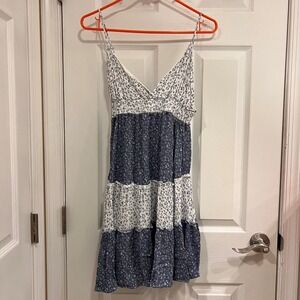 Ocean Drive Tiered Floral Mini Dress